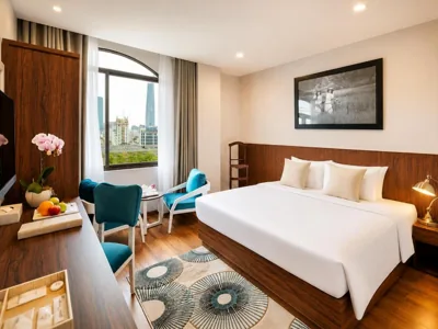 Lessini Premier 双人房（含免费 01 招牌鸡尾酒） — Happy Life Grand Hotel & Rooftop Skybar